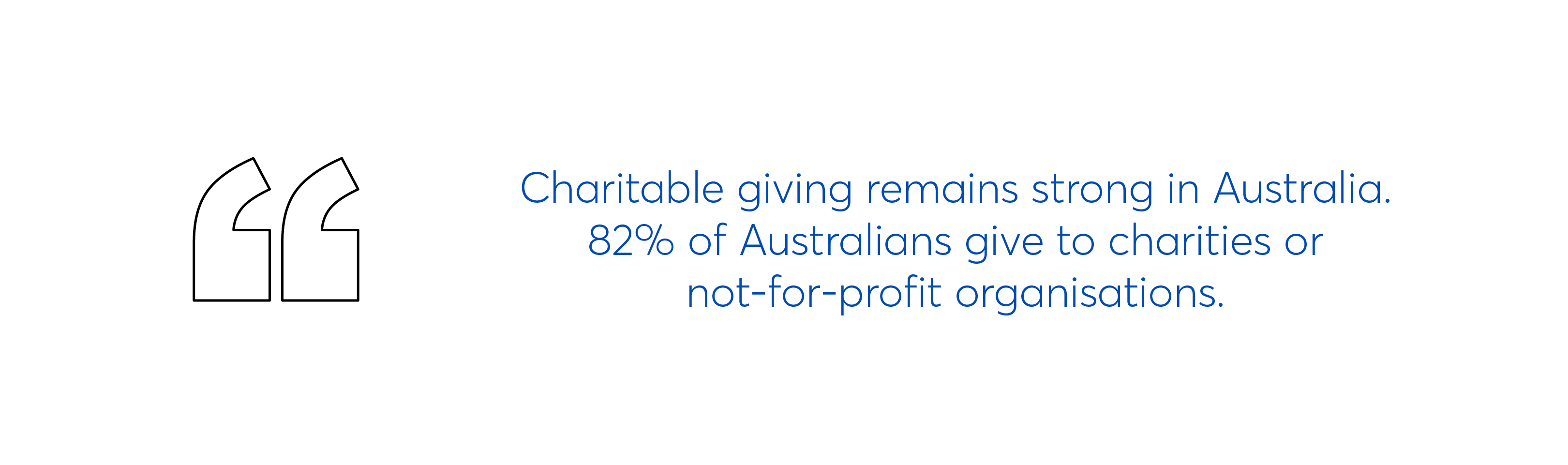 Charitable giving remains strong in Australia
