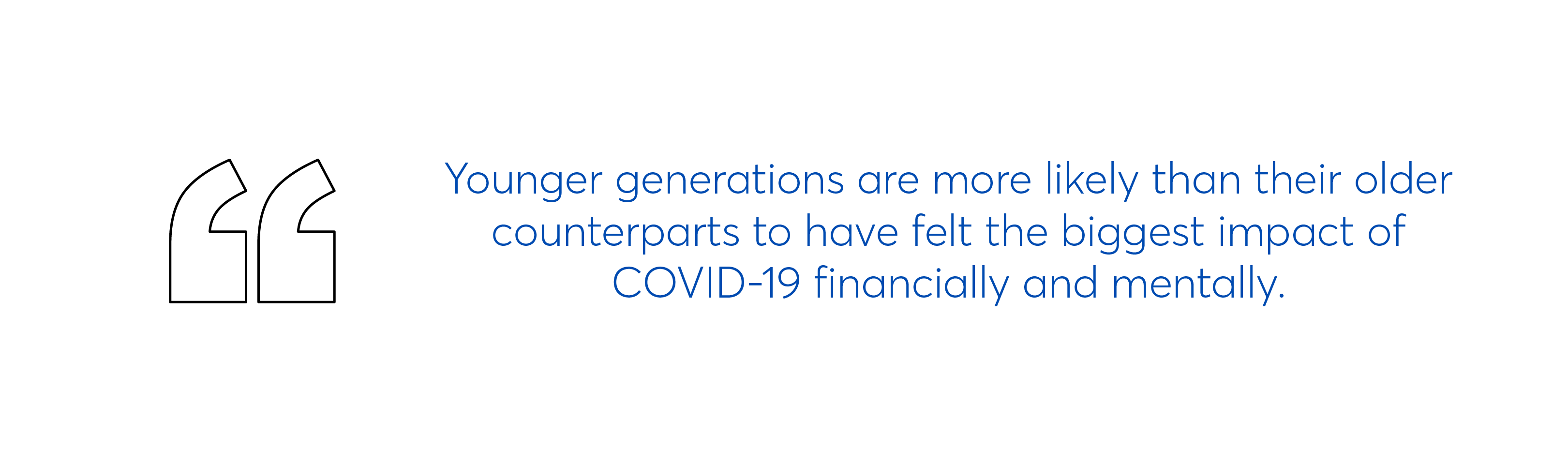 Younger generations are more likely to feel financial pressure