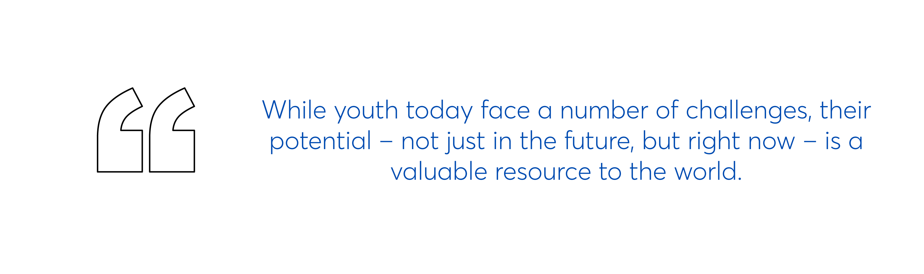 The great value of youth - International Youth Day