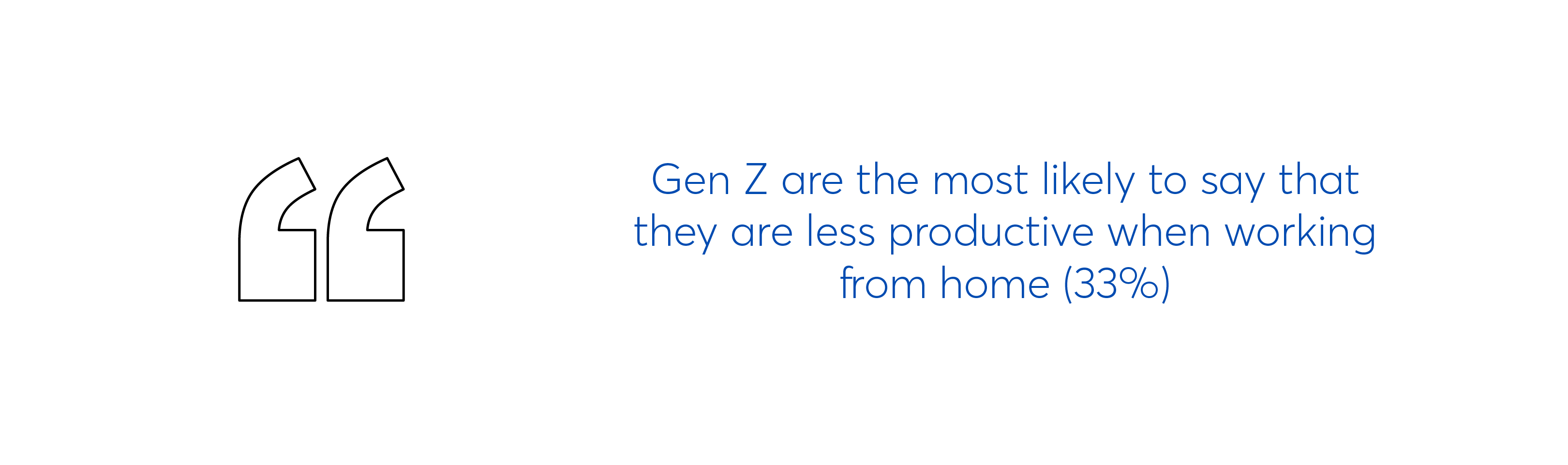 Gen Z are less productive from home