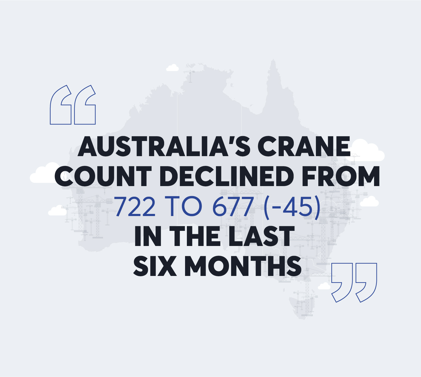 Crane count declined
