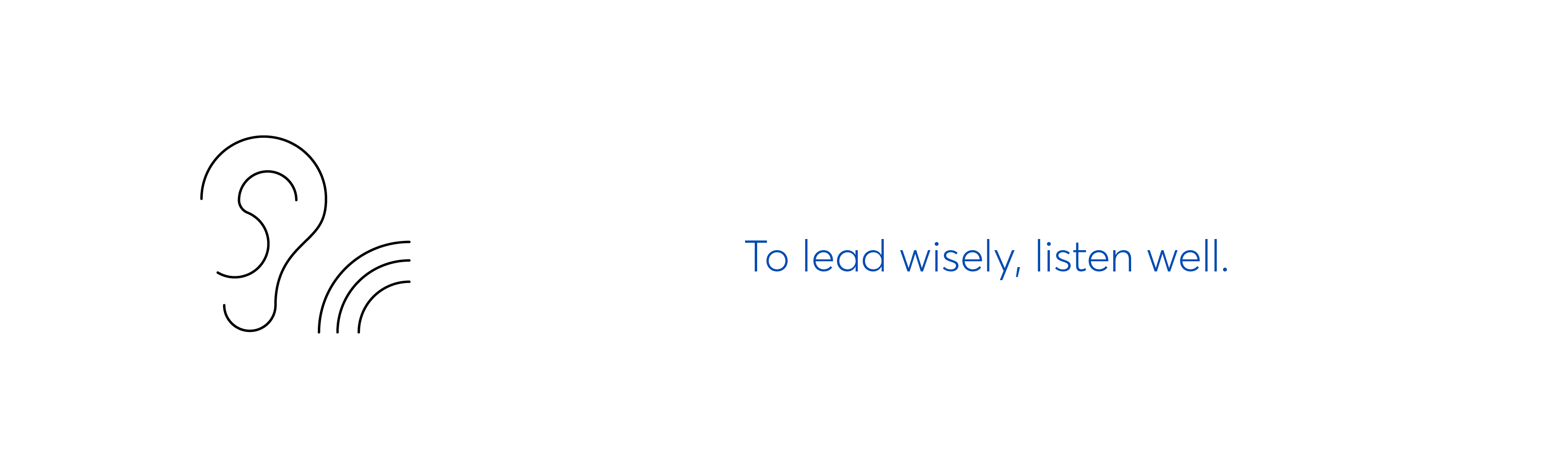 Lead wisely