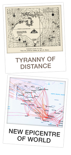 Shift 1: Tyranny of Distance >> New Epicentre of the world