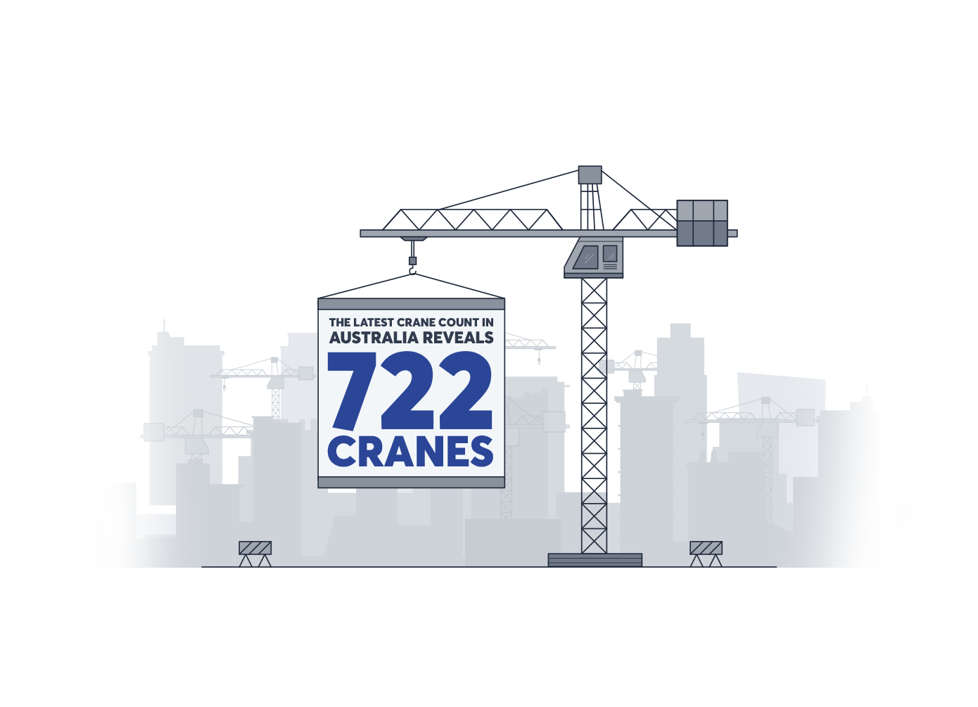 Australia's total crane count