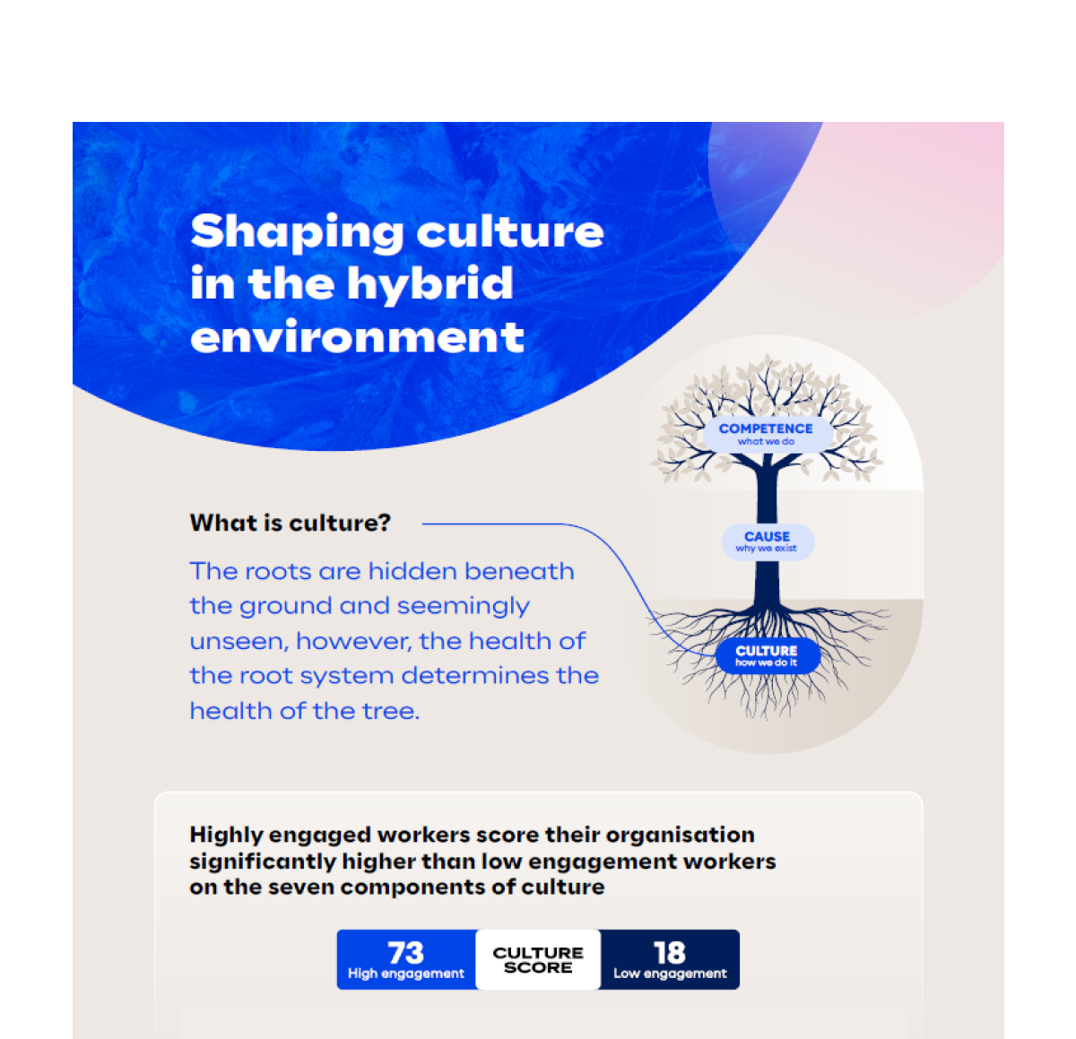 Shaping culture infographic mockup