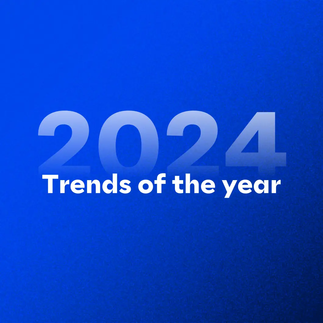 Trends of 2024 infographic header