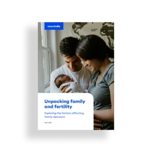 Family and fertility report mockup